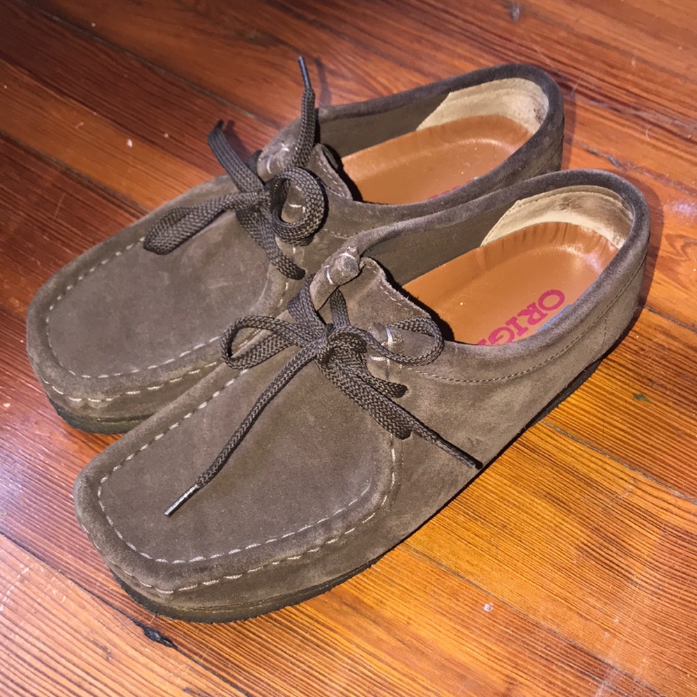 Chocolate Brown Clark Wallabees